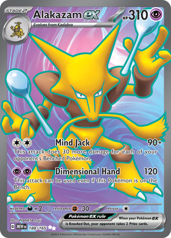 Alakazam ex (188 165) [Scarlet & Violet 151] Online Hot Sale