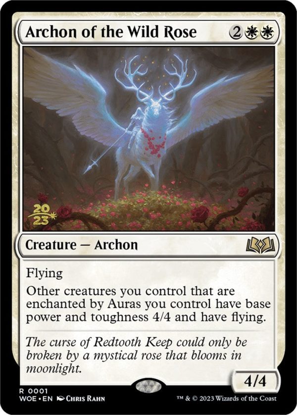 Archon of the Wild Rose [Wilds of Eldraine Prerelease Promos] For Discount