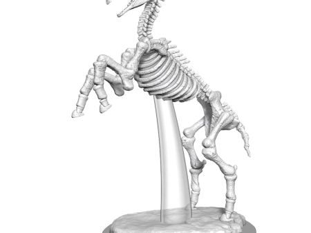 Pathfinder Deep Cuts Unpainted Miniatures Skeletal Horse For Cheap