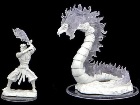 Critical Role Unpainted Minis: Ashari Firetamer & Inferno Serpent Discount