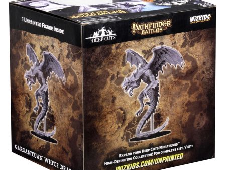 Pathfinder Battles Deep Cuts – Gargantuan White Dragon Supply