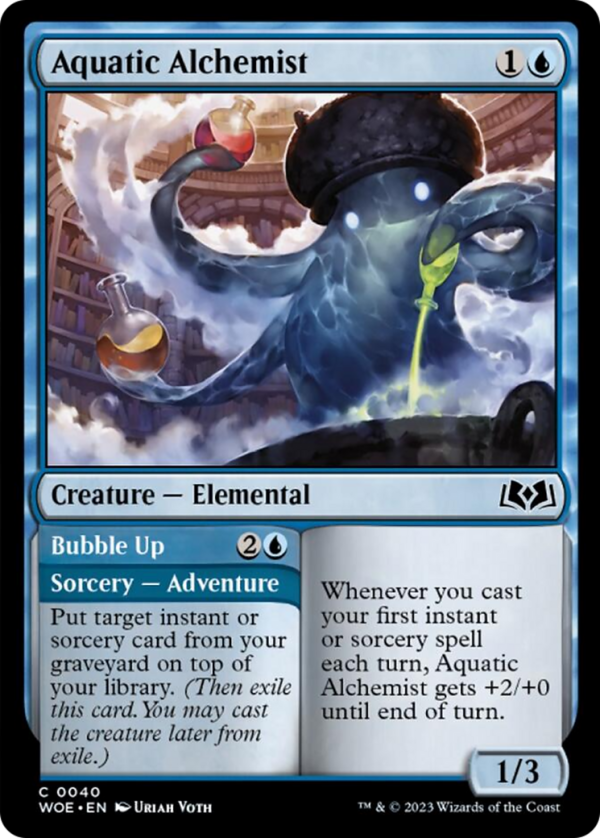 Aquatic Alchemist    Bubble Up [Wilds of Eldraine] Online Hot Sale