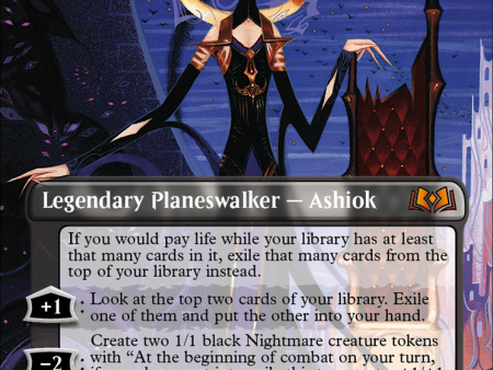 Ashiok, Wicked Manipulator (Borderless Alternate Art) [Wilds of Eldraine] Online now