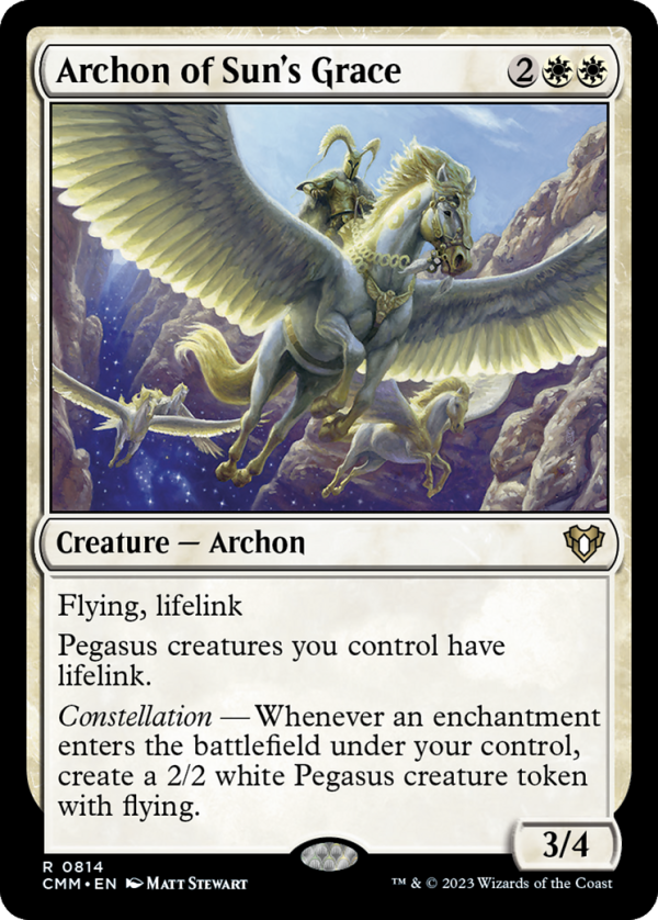 Archon of Sun s Grace [Commander Masters] Supply