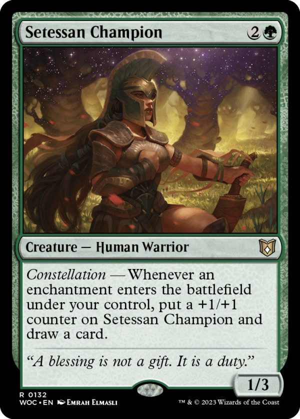 Setessan Champion [Wilds of Eldraine Commander] Online Hot Sale