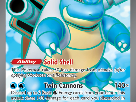 Blastoise ex (184 165) [Scarlet & Violet 151] Fashion