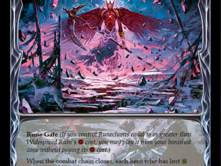 Widespread Ruin (Extended Art) [DTD139] (Dusk Till Dawn)  Rainbow Foil on Sale