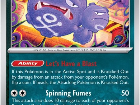 Weezing (110 165) [Scarlet & Violet 151] Hot on Sale