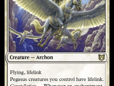 Archon of Sun s Grace [Wilds of Eldraine Commander] Hot on Sale