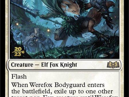 Werefox Bodyguard [Wilds of Eldraine Prerelease Promos] For Sale