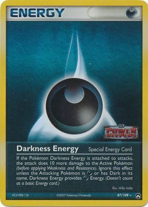 Darkness Energy (87 108) (Stamped) [EX: Power Keepers] Sale