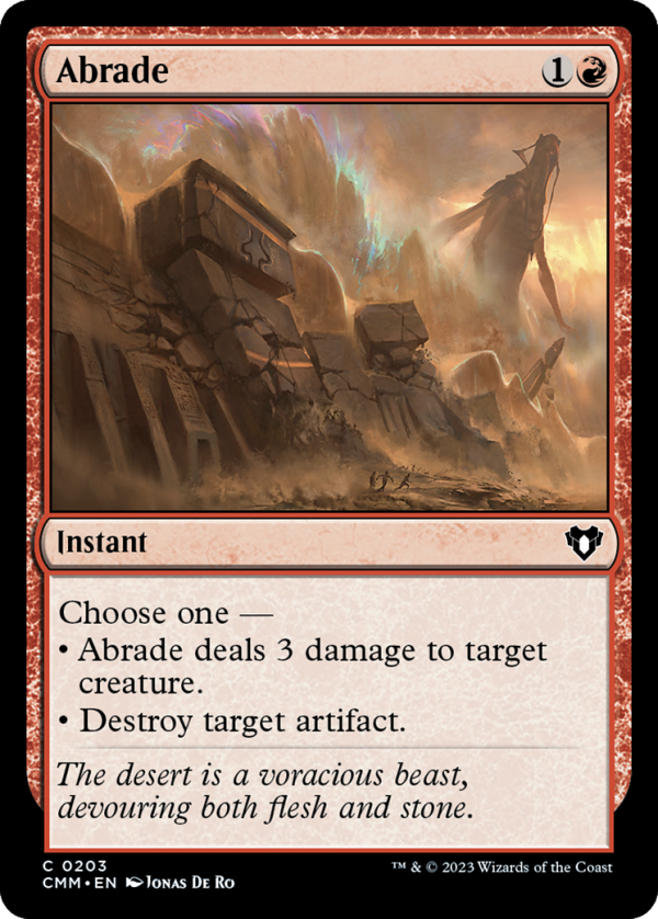 Abrade [Commander Masters] Supply