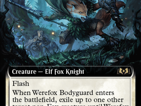 Werefox Bodyguard (Extended Art) [Wilds of Eldraine] Sale