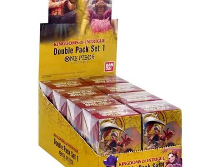 One Piece TCG Double Pack Set Vol 1 (DP-01) Display For Sale