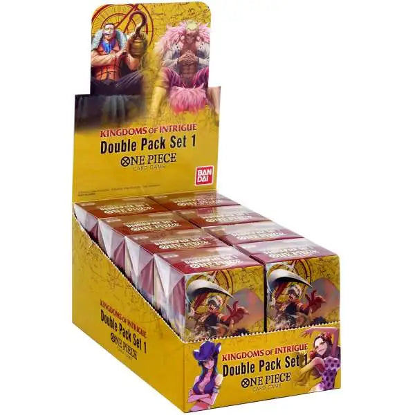 One Piece TCG Double Pack Set Vol 1 (DP-01) Display For Sale