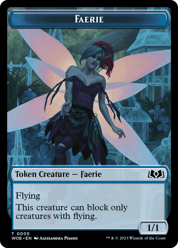 Faerie Token [Wilds of Eldraine Tokens] Cheap