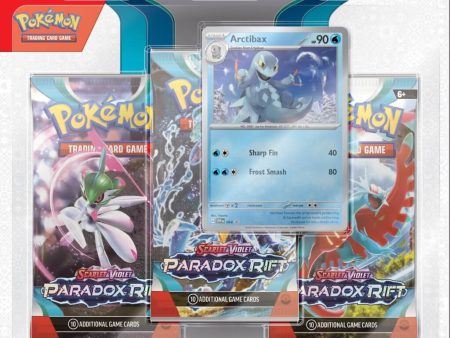 POKÉMON TCG Scarlet & Violet 4 Paradox Rift Three Booster Blister Cheap