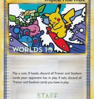 Tropical Tidal Wave (HGSS18) (Staff) [HeartGold & SoulSilver: Black Star Promos] Discount