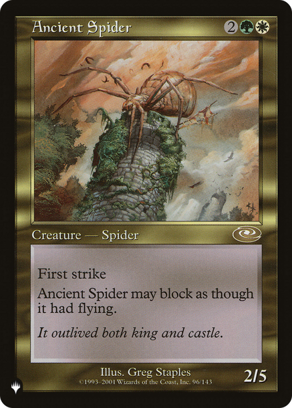 Ancient Spider [The List] Supply