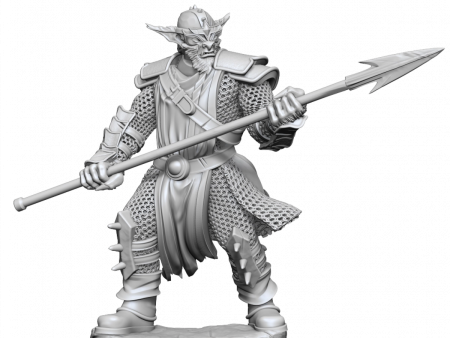 Critical Role Unpainted Miniatures Bugbear Fighter Male For Cheap