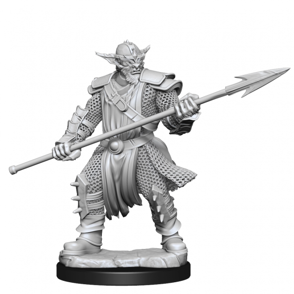 Critical Role Unpainted Miniatures Bugbear Fighter Male For Cheap