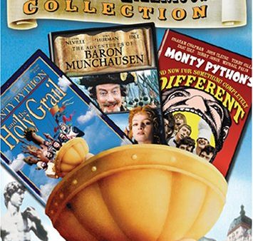 THE MONTY PYTHON BOX SET (MONTY PYTHON & THE HOLY GRAIL  AND NOW FOR SOMETHING COMPLETLY DIFFERENT  THE ADVENTURES OF BARON MUNCHAUSEN) (BILINGUAL) Discount